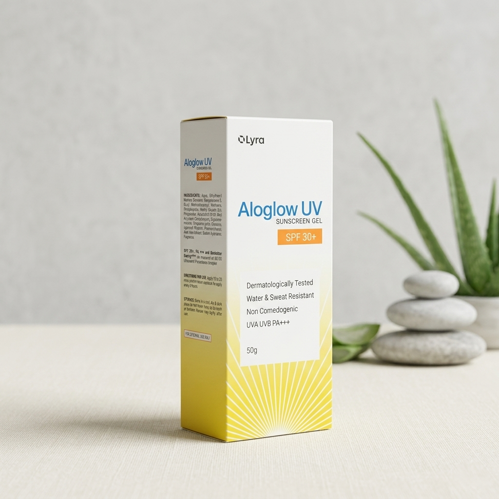 Aloglow UV Sunscreen Aqua Gel - SPF 30 + PA+++ (50 g)