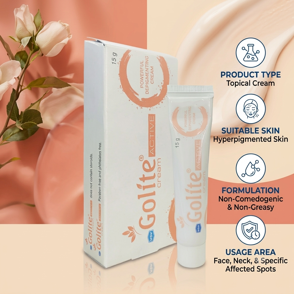 Golite Active Depigmenting Cream (15g)
