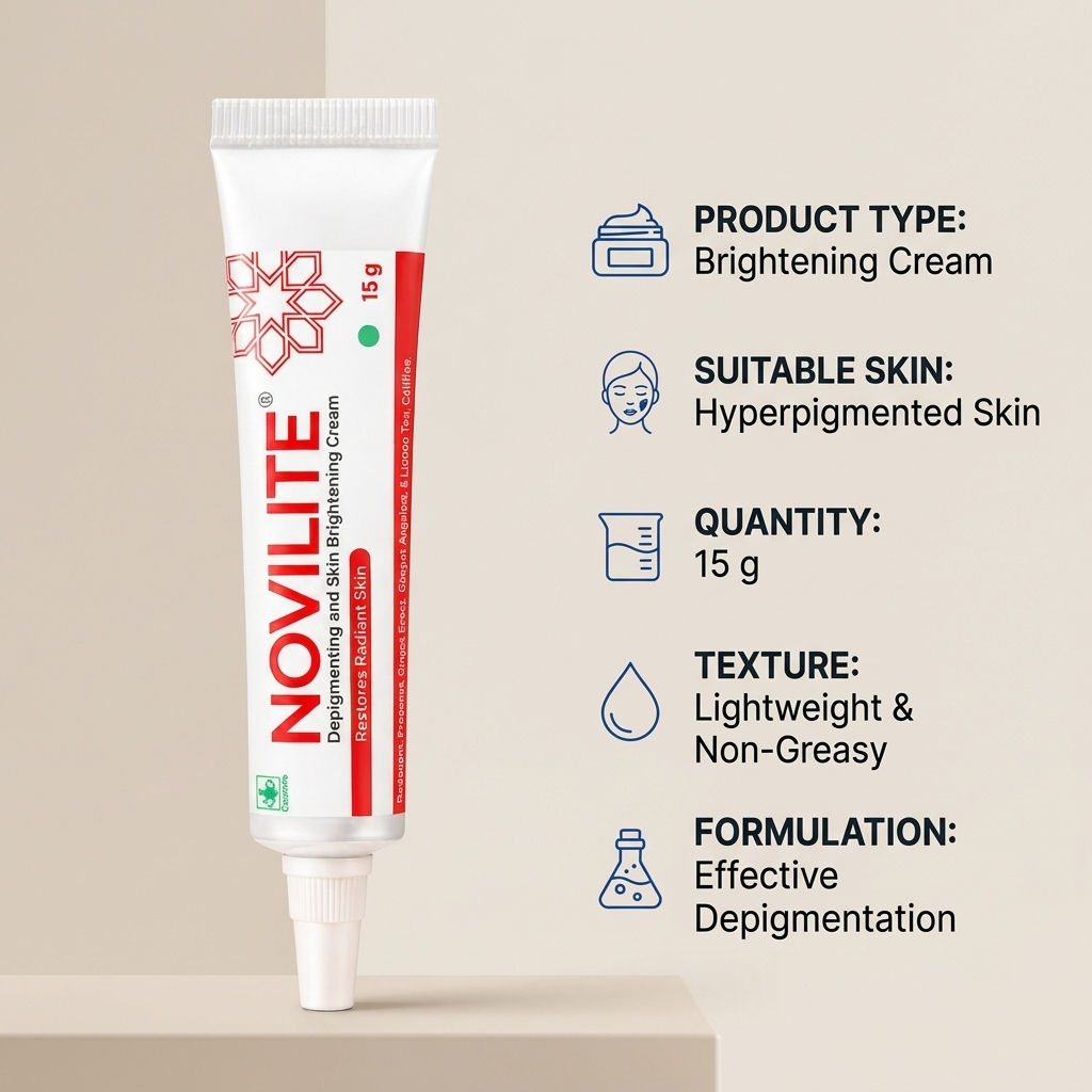 Novilite Depigmenting & Skin Brightening Cream 15g
