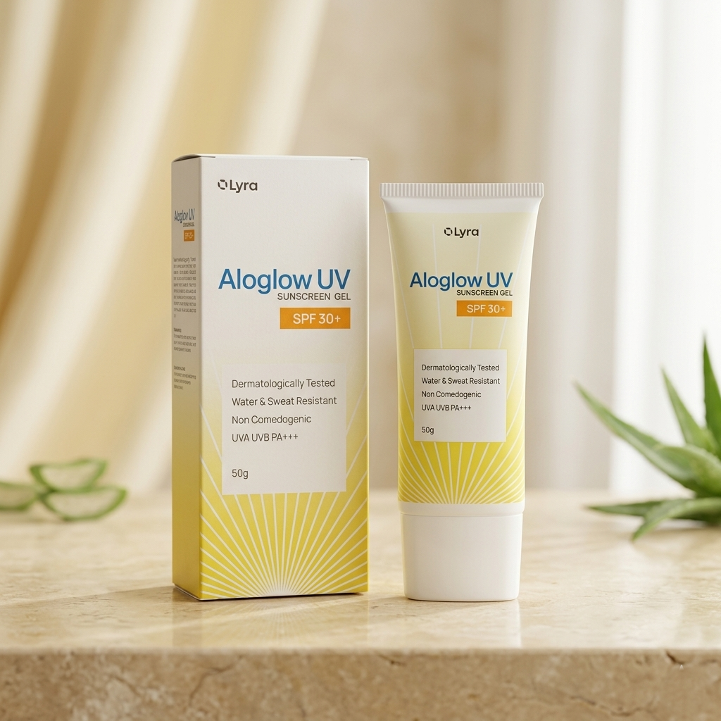 Aloglow UV Sunscreen Aqua Gel - SPF 30 + PA+++ (50 g)
