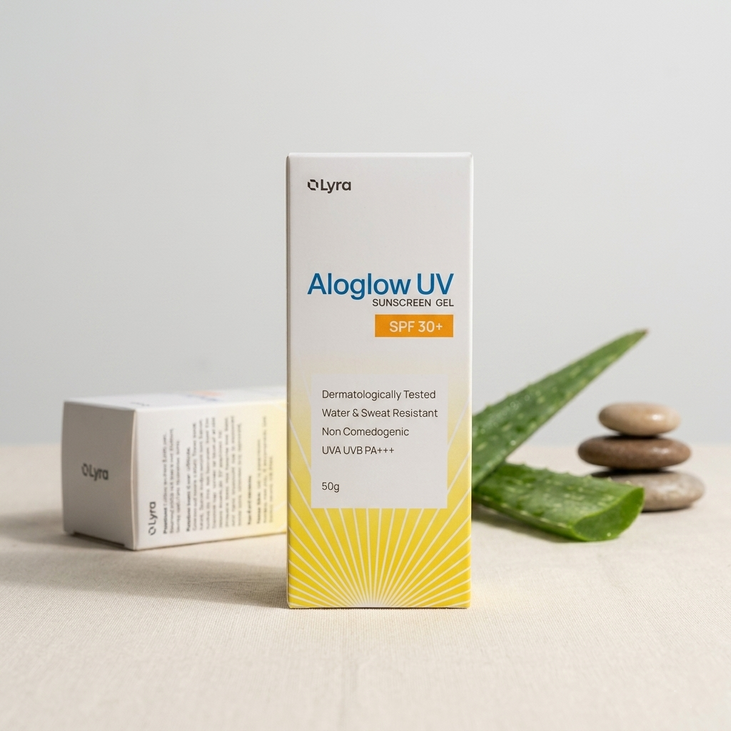 Aloglow UV Sunscreen Aqua Gel - SPF 30 + PA+++ (50 g)