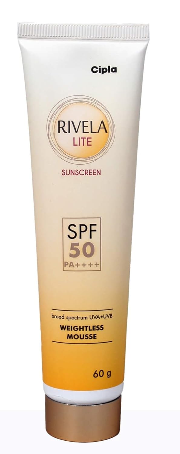 Rivela Lite Sunscreen SPF 50+ PA++++ (60gm)