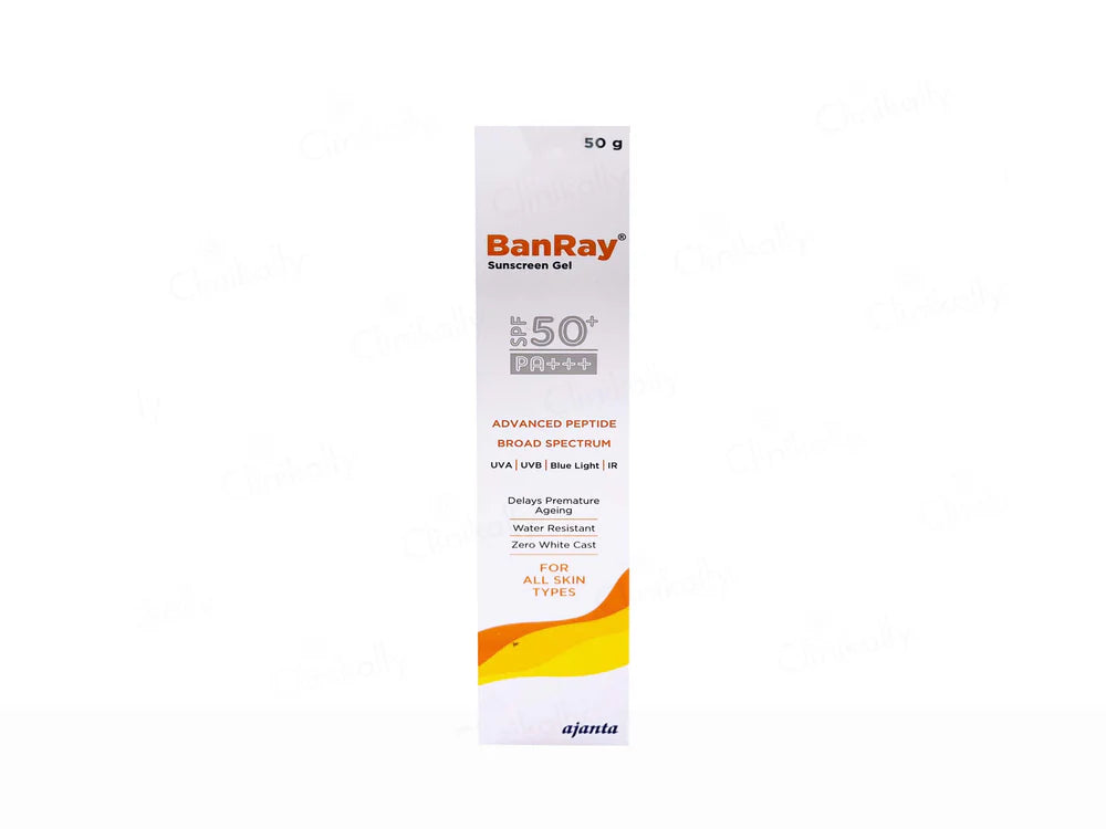 Banray Sunscreen Gel SPF 50+ PA+++ (50gm)
