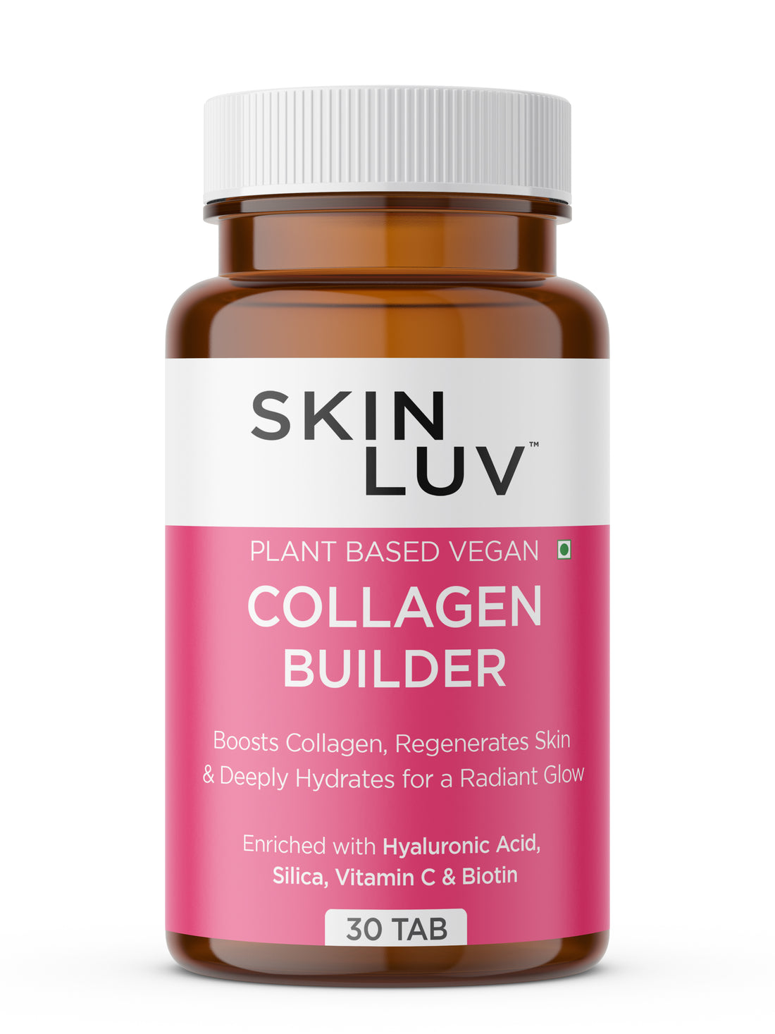 SKINLUV Plant Based Vegan Collagen Builder Sugar Free Vegetable 60 Tablet