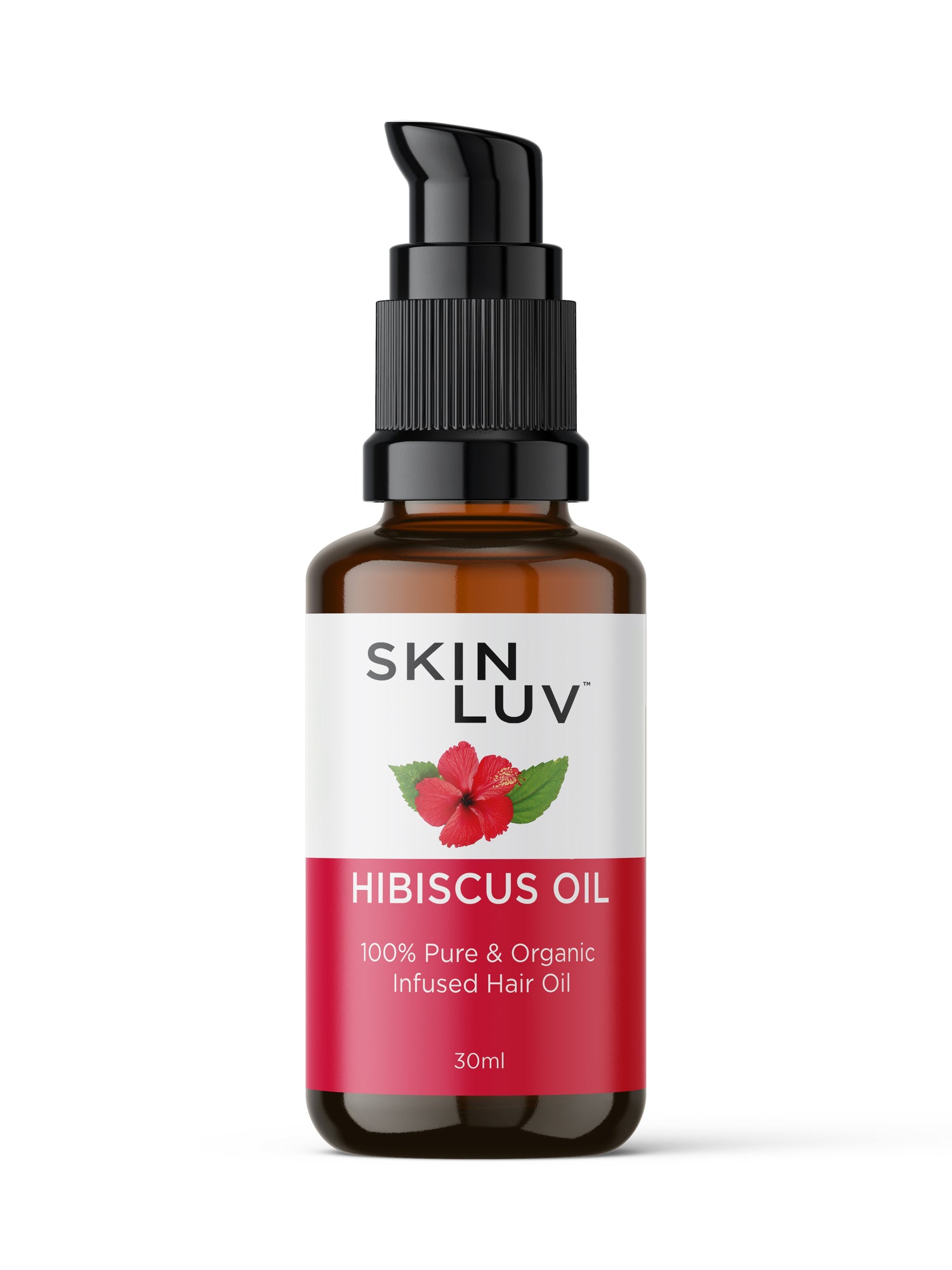 SKINLUV Hibiscus oil 100% Pure & Organic Infused Hair Oil 30 ml