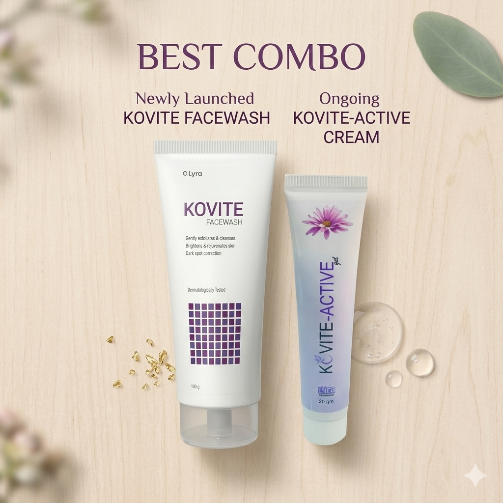 KOVITE COMBO - FACEWASH (100g) + CREAM (20g)