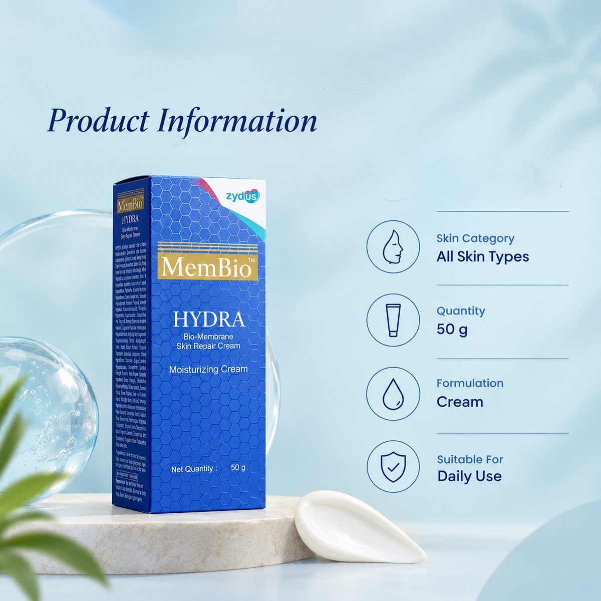 Membio hydra cream (50gm)