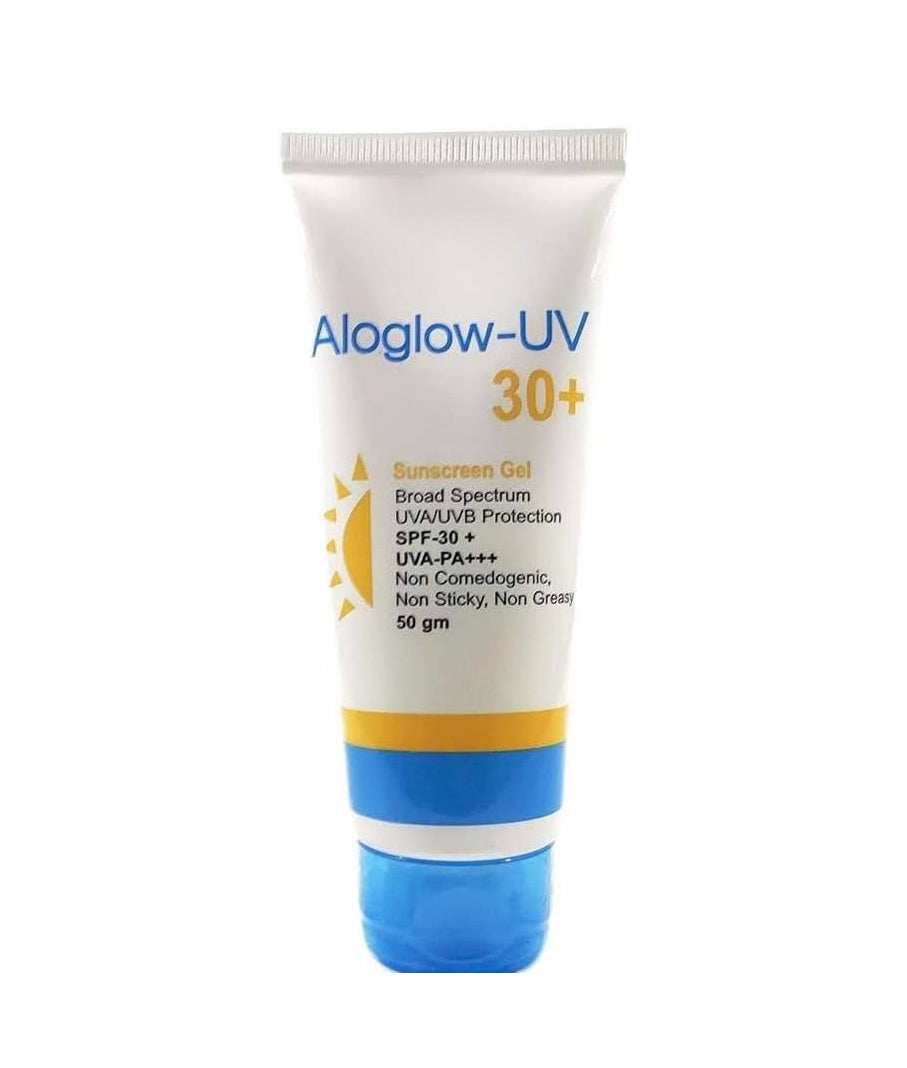 Aloglow UV Sunscreen Aqua Gel - SPF 30 + PA+++ (50 g)