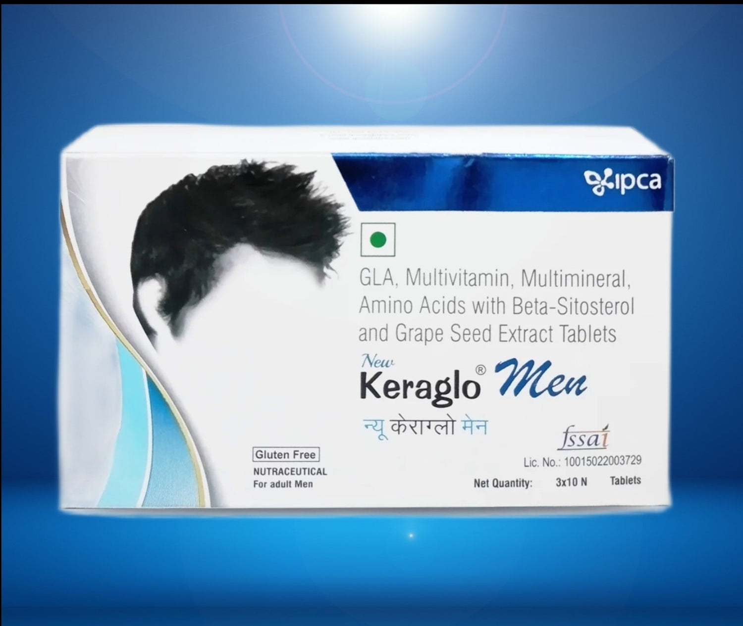 Keraglo MEN - Hair Fall Treatment (30 Tablets)