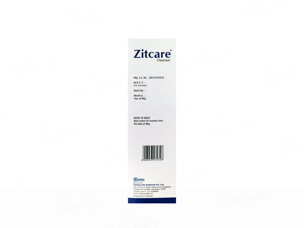 Zitcare Gentle Exfoliating Daily Face Cleanser (100gm)