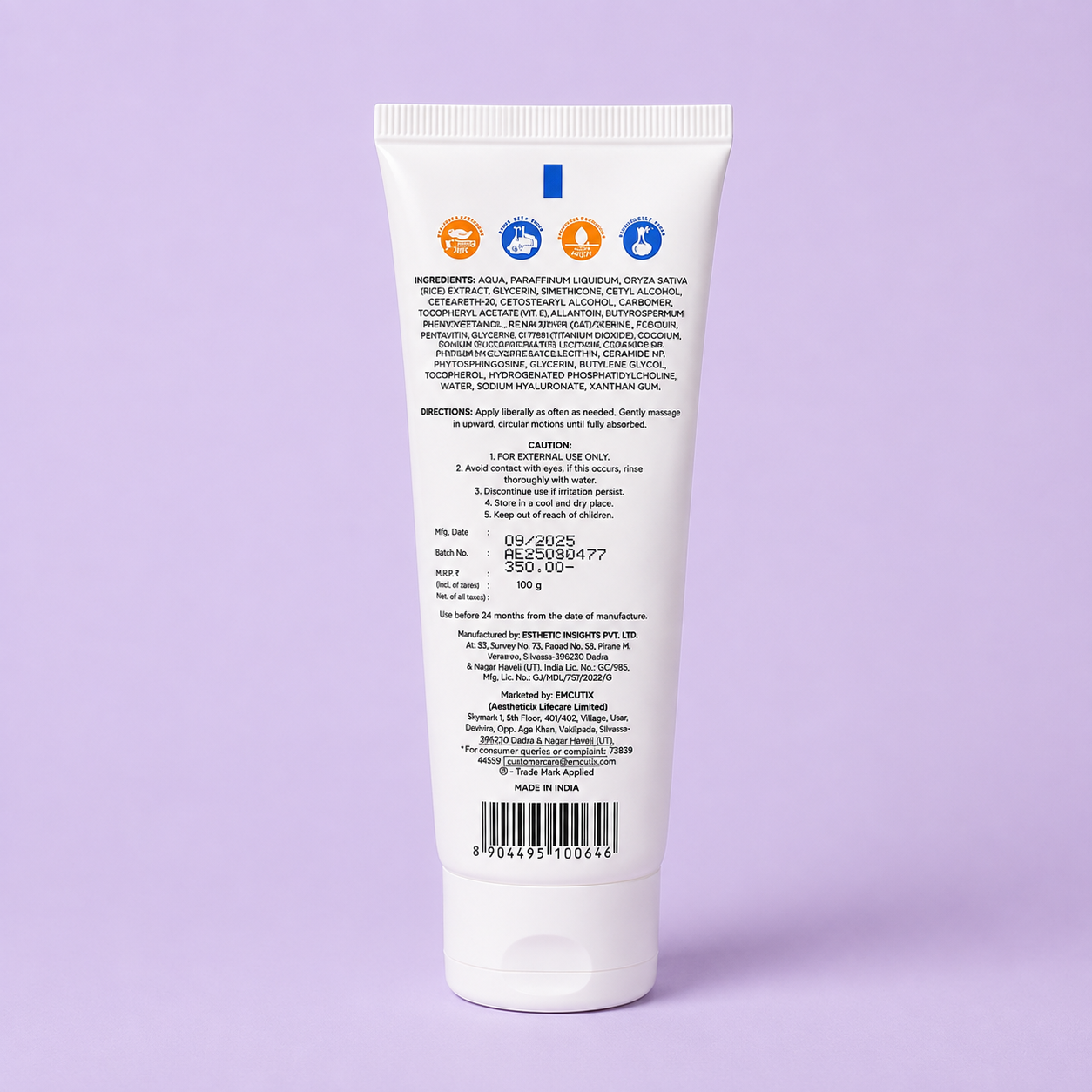 Aquaoat Moisturizing Cream 100gm
