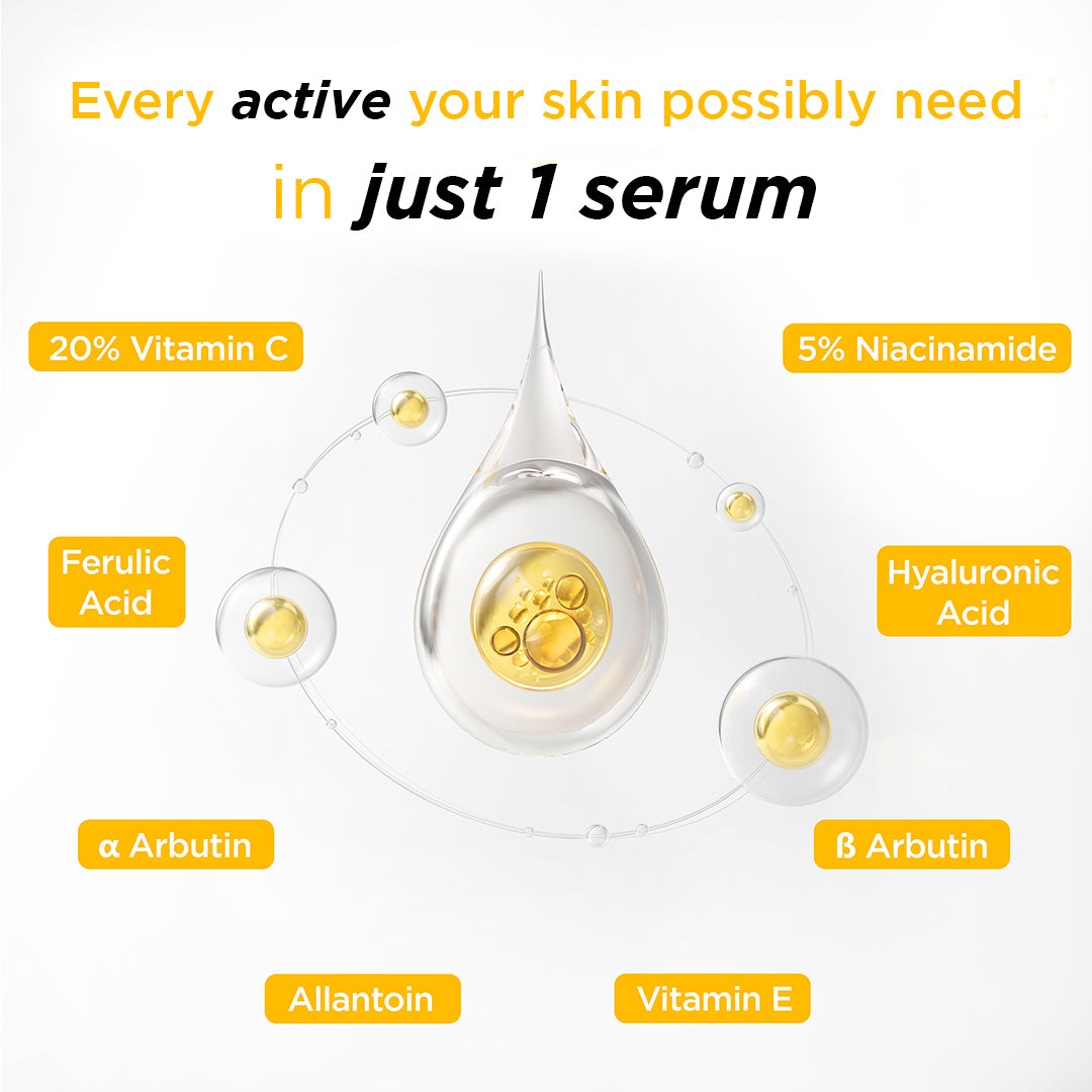 SKINLUV BRIGHTIS Vitamin C + Niacinamide Glow Boosting Face Serum 30ml