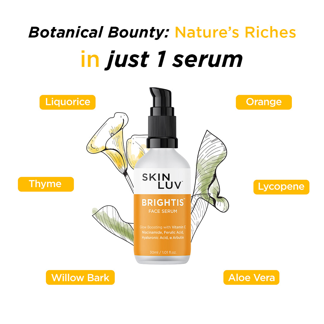 SKINLUV BRIGHTIS Vitamin C + Niacinamide Glow Boosting Face Serum 30ml