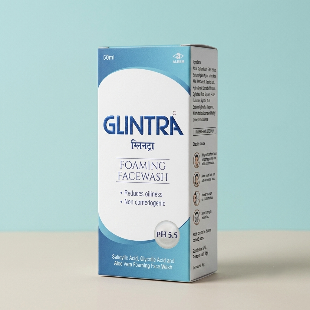 Glintra foaming facewash (50ml)