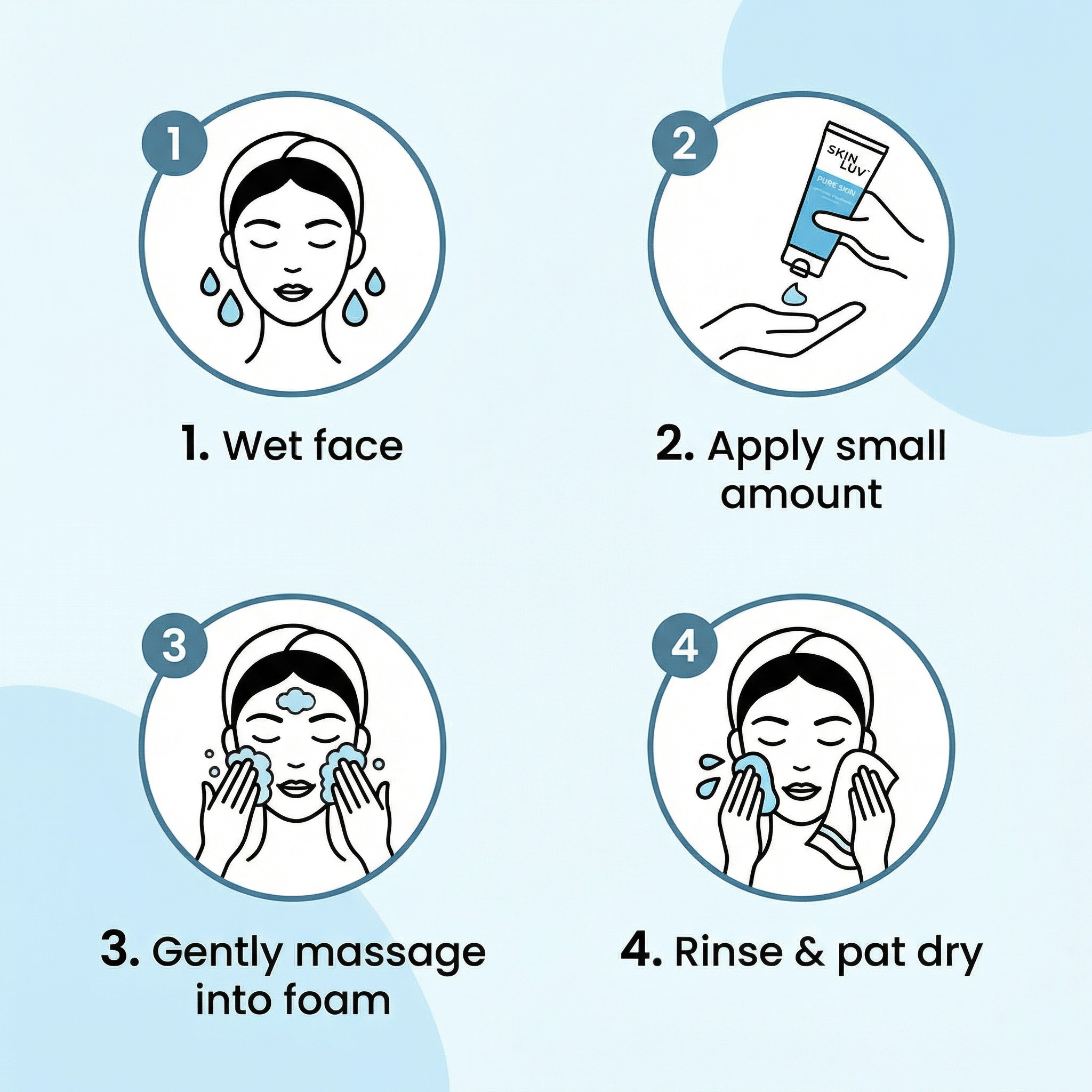 SKINLUV Pure Skin Lightning & Whitening Facewash 100ml