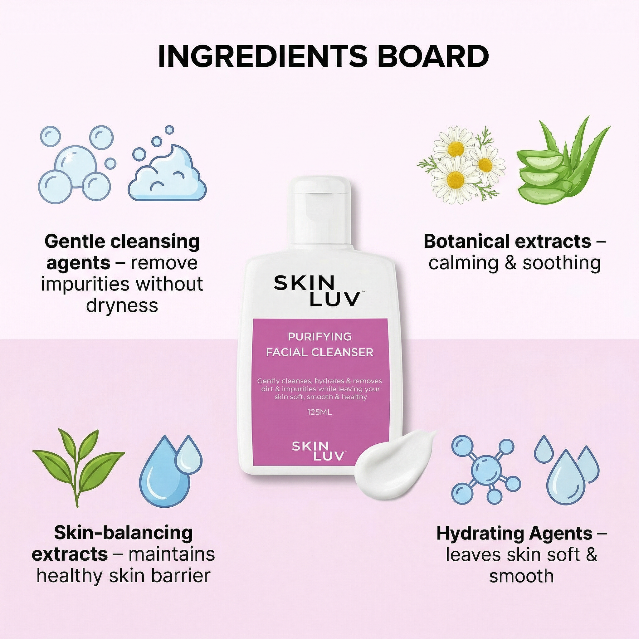 SKINLUV PURIFYING FACIAL CLEANSER