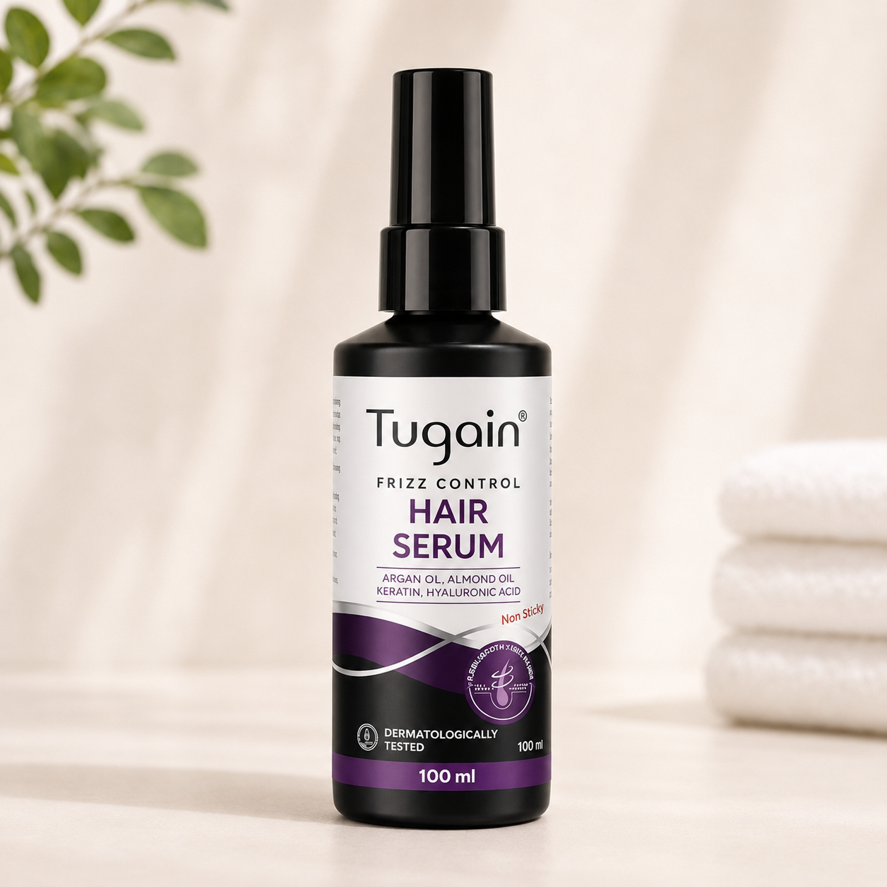 Tugain Frizz Control Hair Serum 100ml