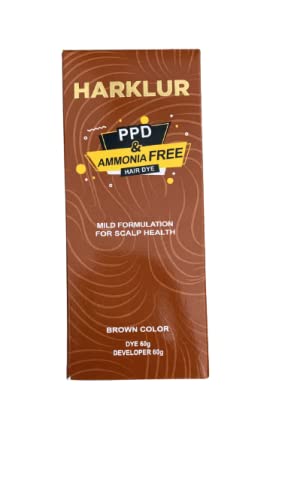 Harklur Hair Color Cream With No PPD And Ammonia | Brown Hair Dye - Brown Color Skinluv.in