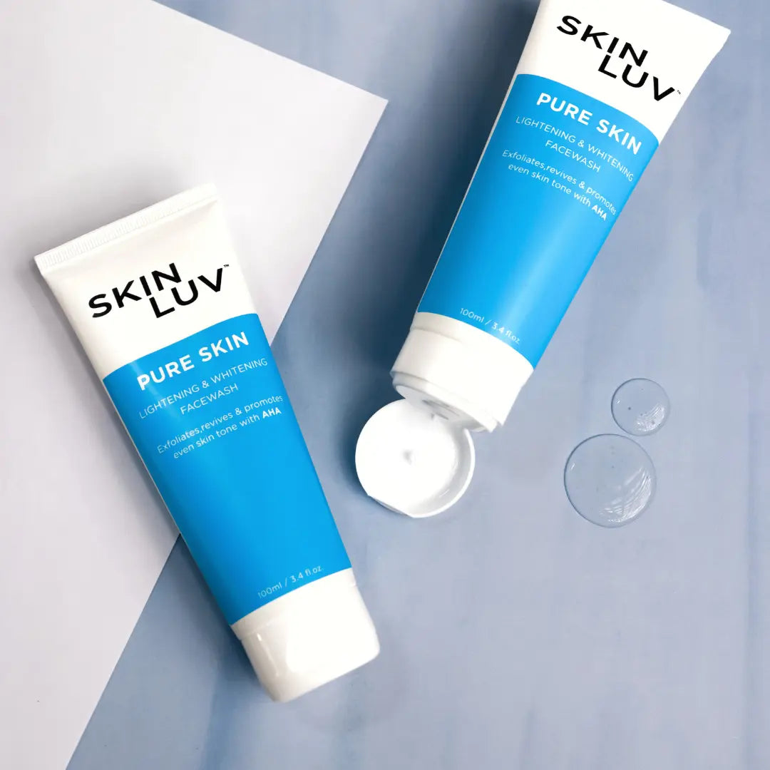 SKINLUV Pure Skin Lightning & Whitening Facewash 100ml Skinluv.in