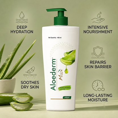 Aloederm Max Moisturising Lotion (400ml)