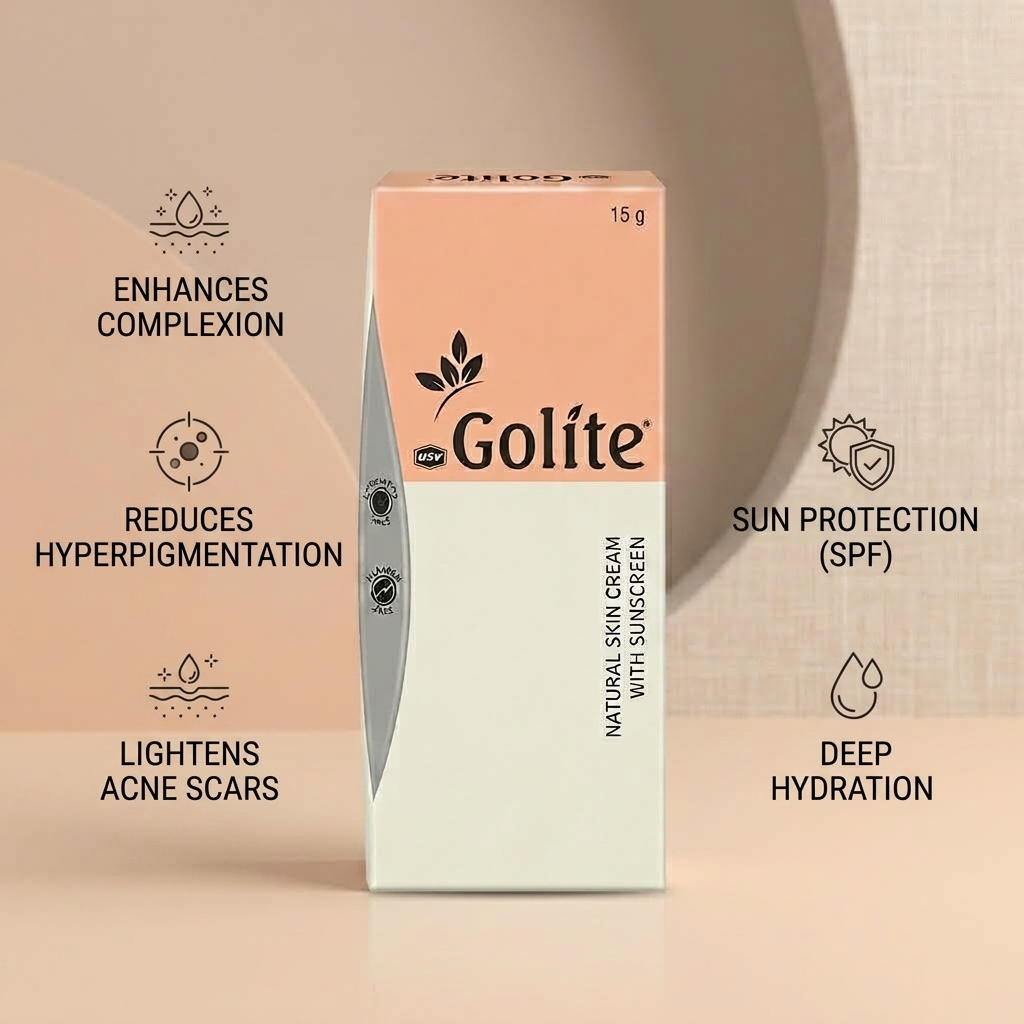 Golite Natural Skin Cream with Sunscreen (15g)
