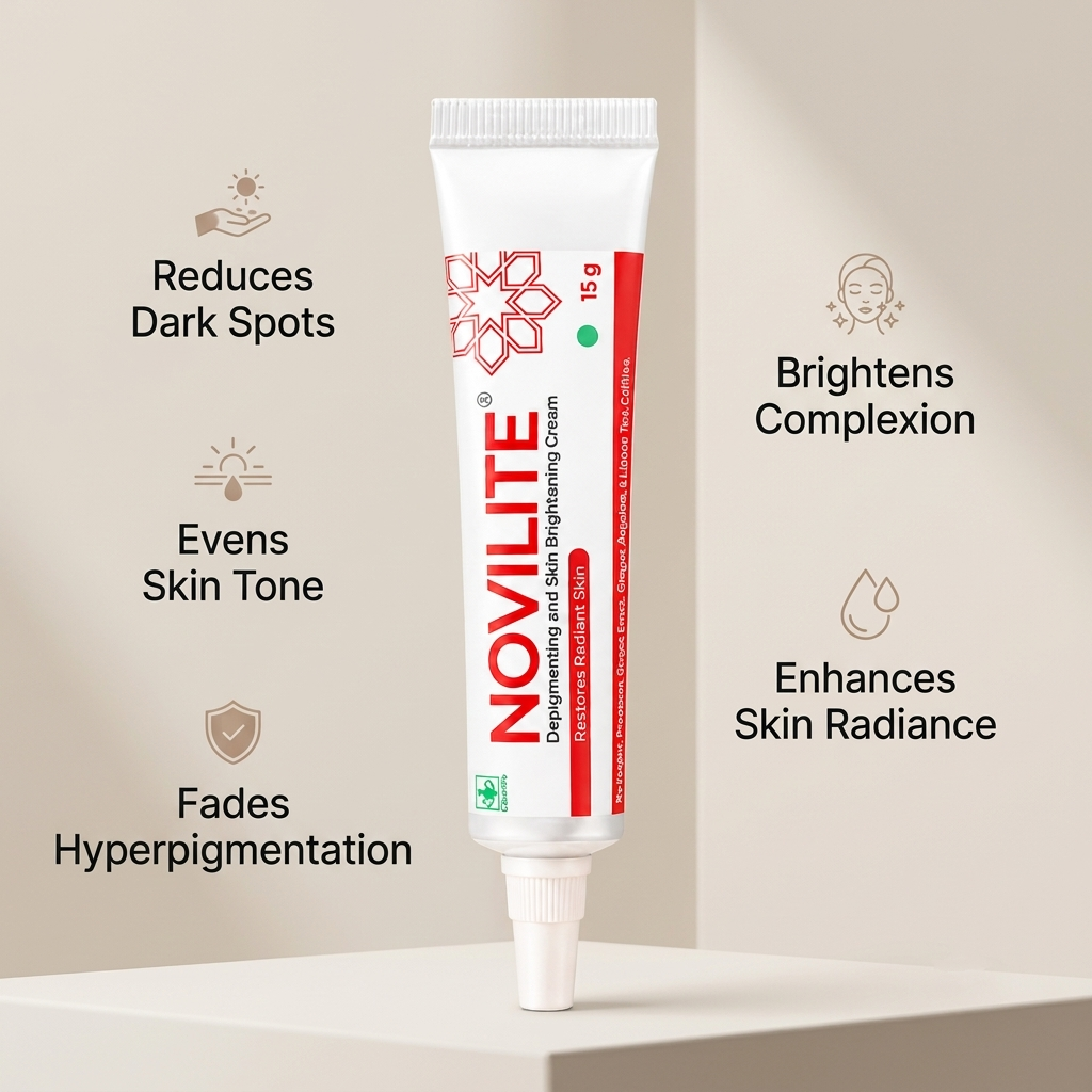 Novilite Depigmenting &amp; Skin Brightening Cream 15g