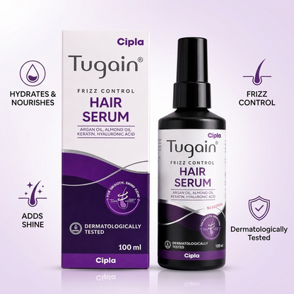 Tugain Frizz Control Hair Serum  100ml