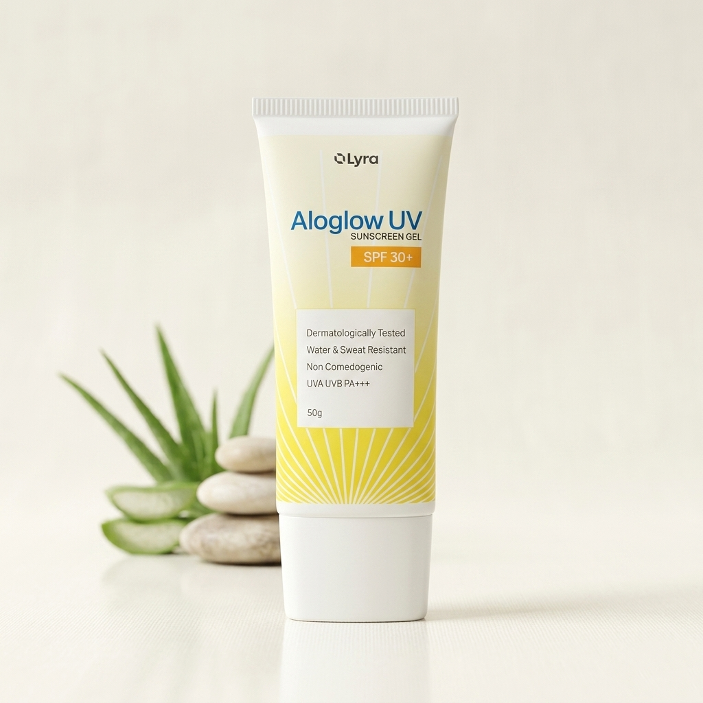 Aloglow UV Sunscreen Aqua Gel - SPF 30 + PA+++ (50 g)