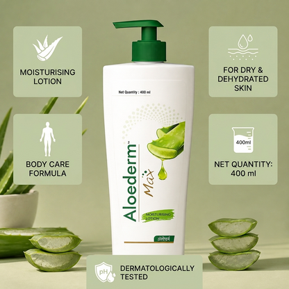 Aloederm Max Moisturising Lotion (400ml)