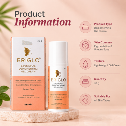 Briglo Liposomal Depigmenting Gel Cream 30g