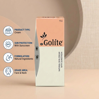 Golite Natural Skin Cream with Sunscreen (15g)