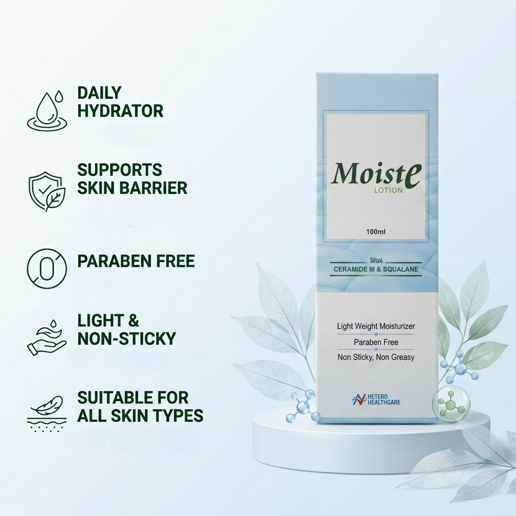 Moiste Lotion – Ceramide III &amp; Squalane Moisturizer | 100ml