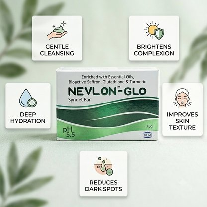 Nevlon-Glo Syndet Bar Pack Of 2 (75g)
