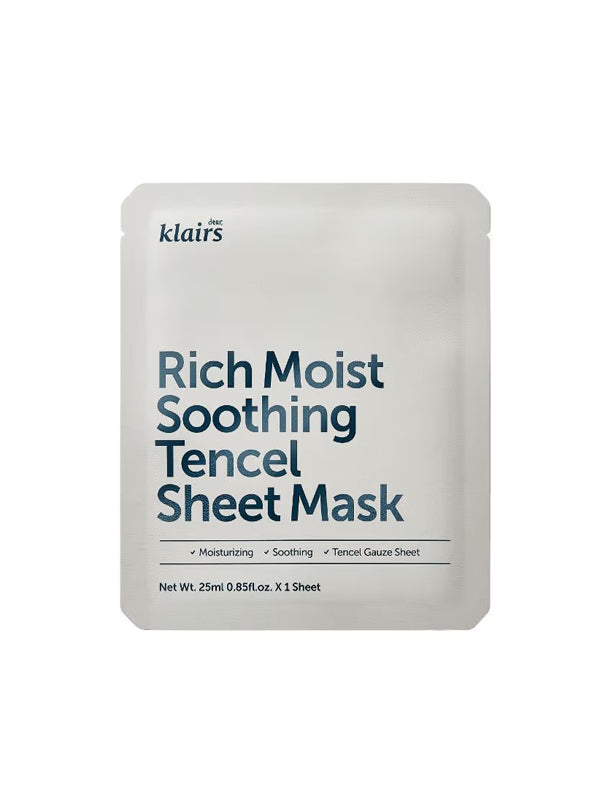 Klairs Rich Moist Soothing Tencel Sheet Mask (25ml)