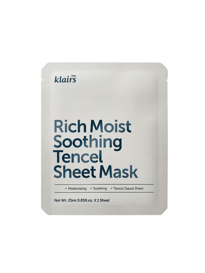 Klairs Rich Moist Soothing Tencel Sheet Mask (25ml)