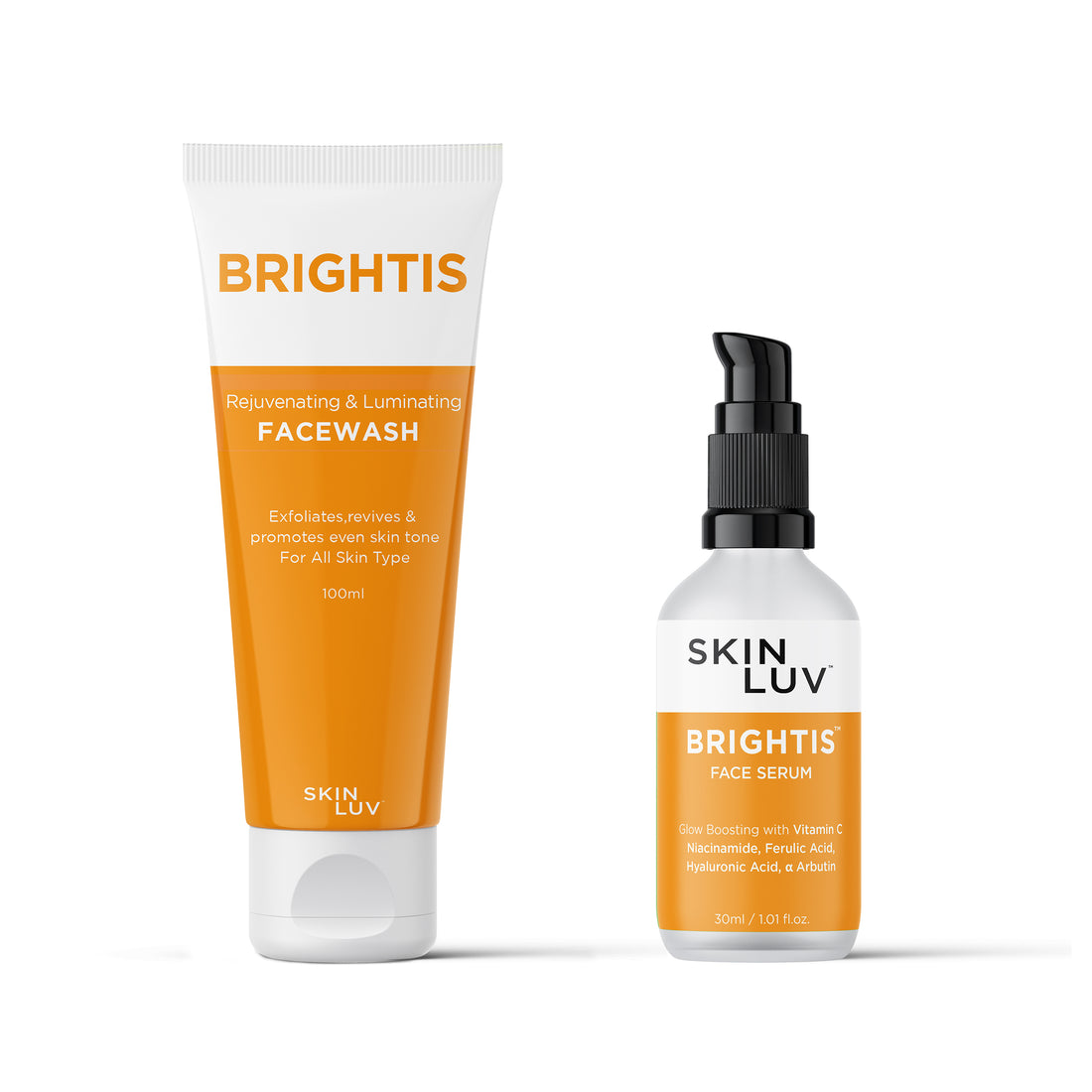 SKINLUV BRIGHTIS Glow Booster Combo- Brightis Facewash &amp; Serum