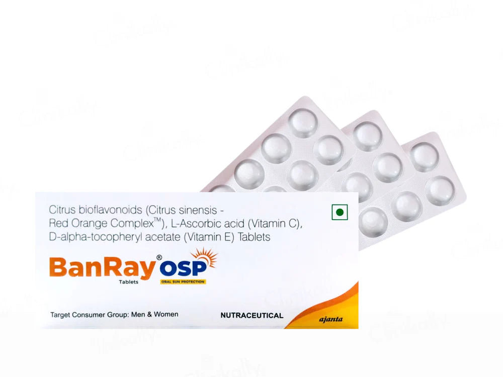 Banray OSP Oral Sun Protection Nutraceutical Tablet For Men &amp; Women (10tab)