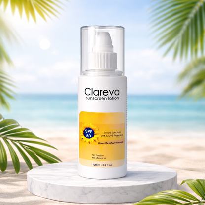 Clareva Sunscreen Lotion SPF 50 (100ml)