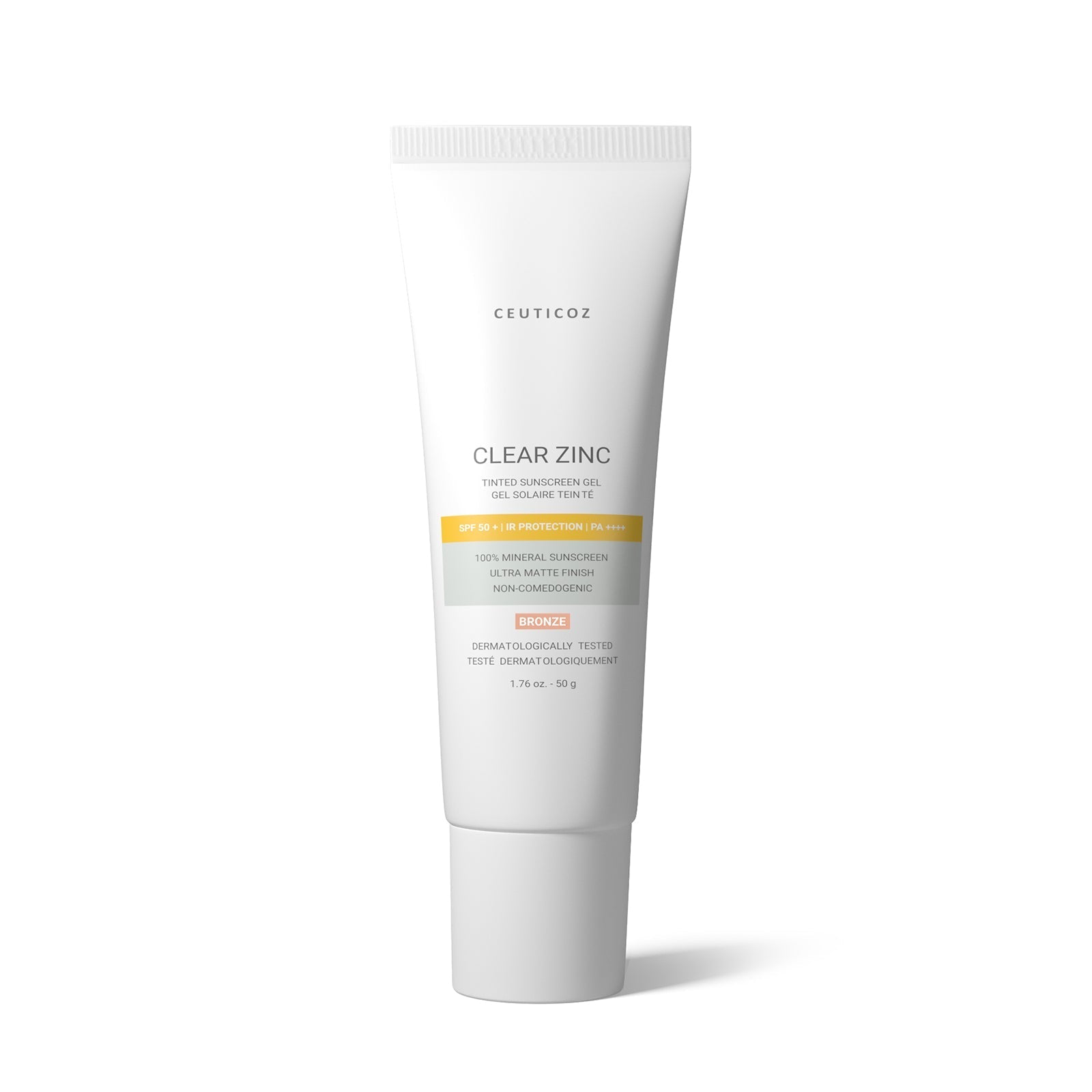 CEUTICOZ CLEAR ZINC Tinted Sunscreen Gel (Ivory)