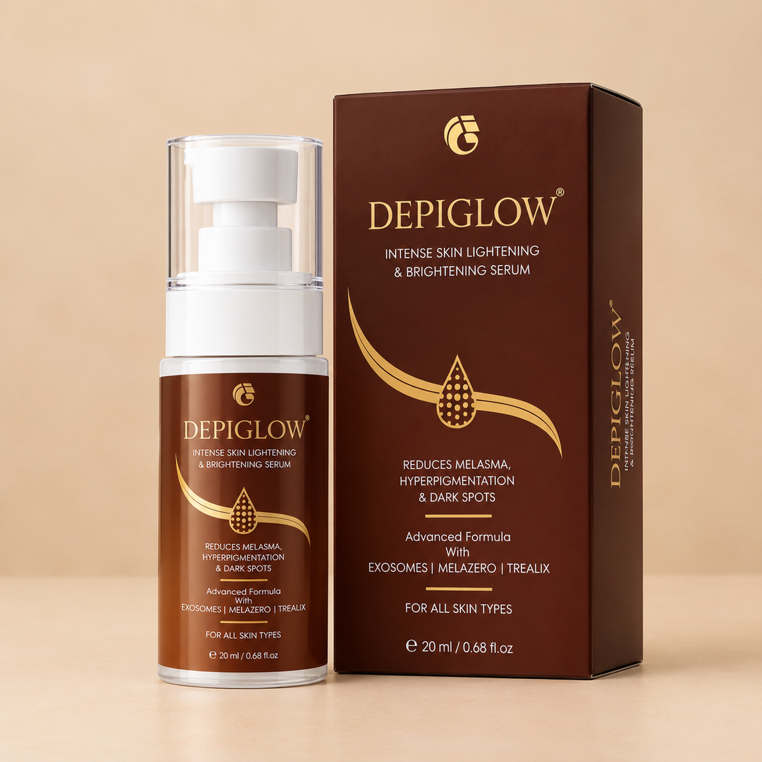 Depiglow Intense Skin Lightening & Brightening Serum (20 ml)