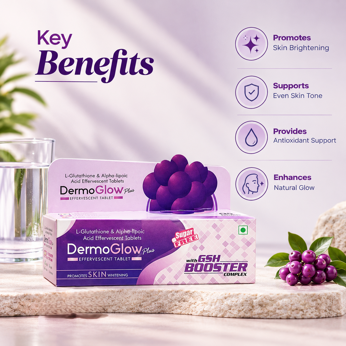 DermoGlow Plus Effervescent Tablet (15 Tab)