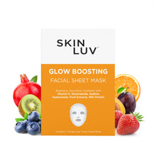 Load image into Gallery viewer, SKINLUV Glow Boosting Sheet Mask PACK OF 5
