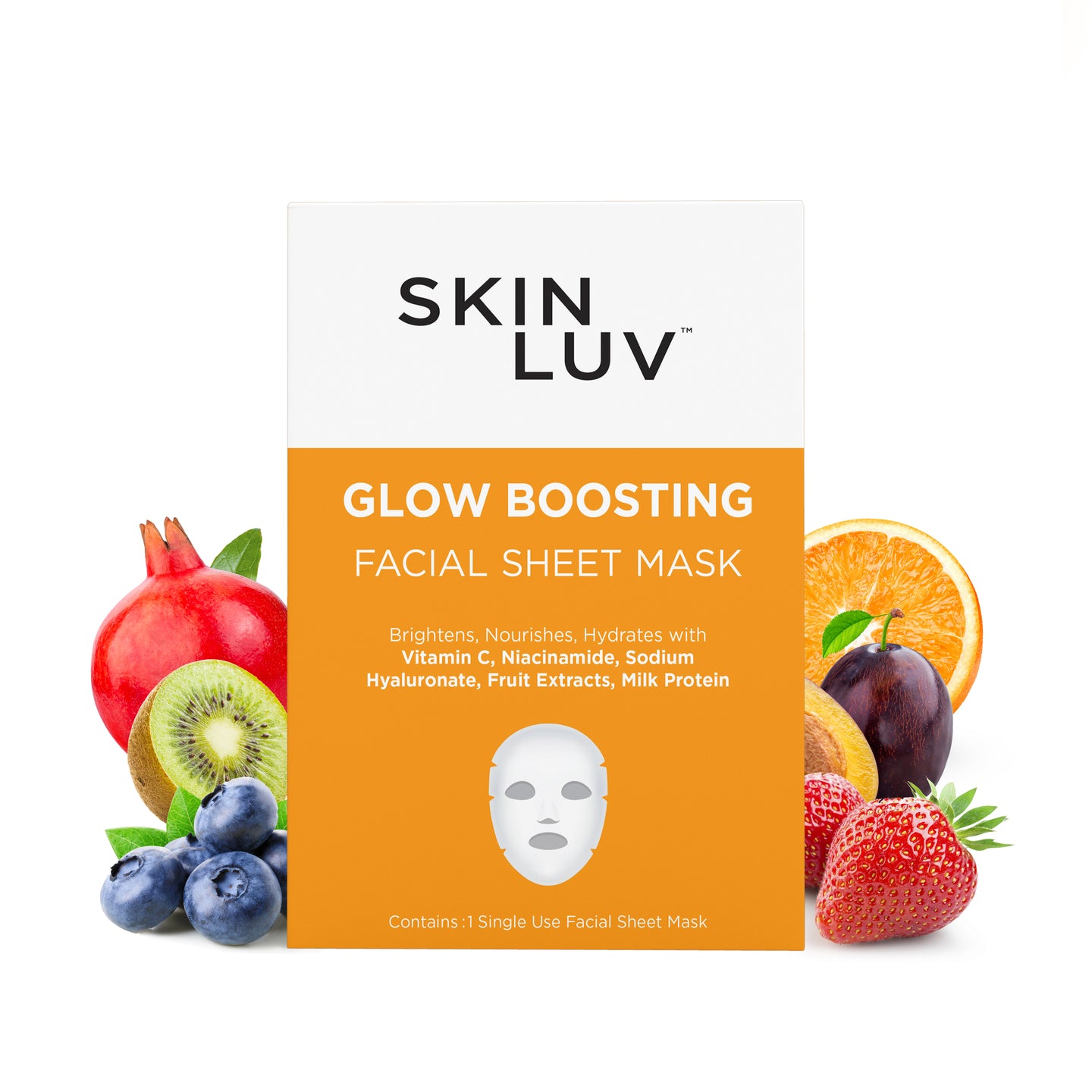 SKINLUV Glow Boosting Sheet Mask PACK OF 5