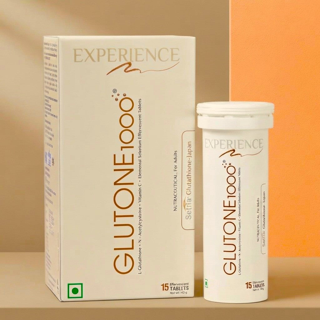 Glutone 1000 Setria L-Glutathione &amp; Vitamin C Effervescent Tablets For Skin Brightening