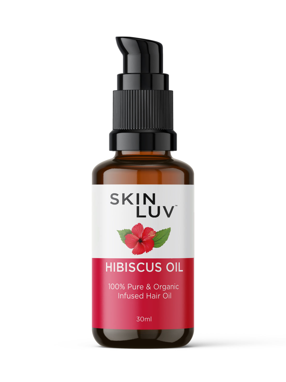 SKINLUV Hibiscus oil 100% Pure & Organic Infused Hair Oil 30 ml