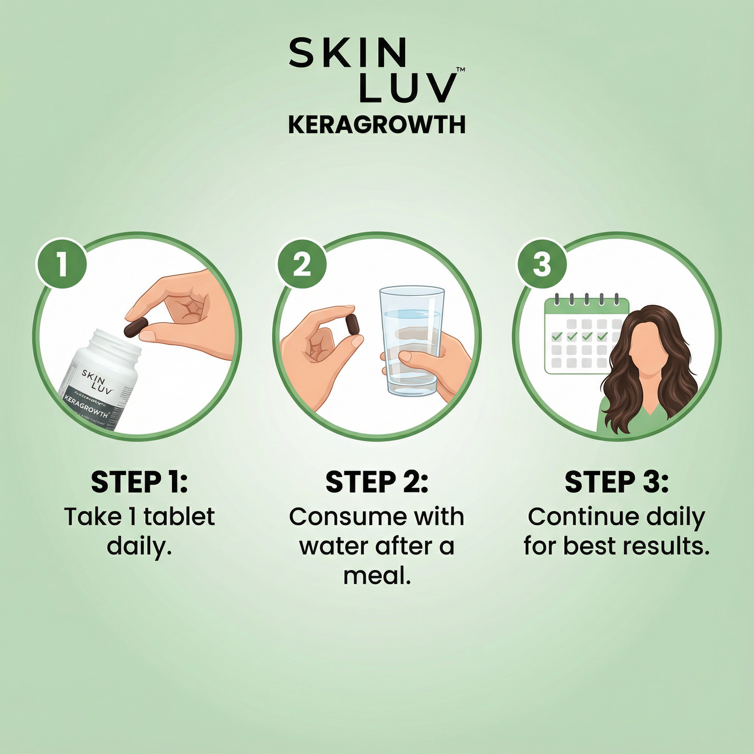 SKINLUV KeraGrowth Advanced Hair Growth Tablets
