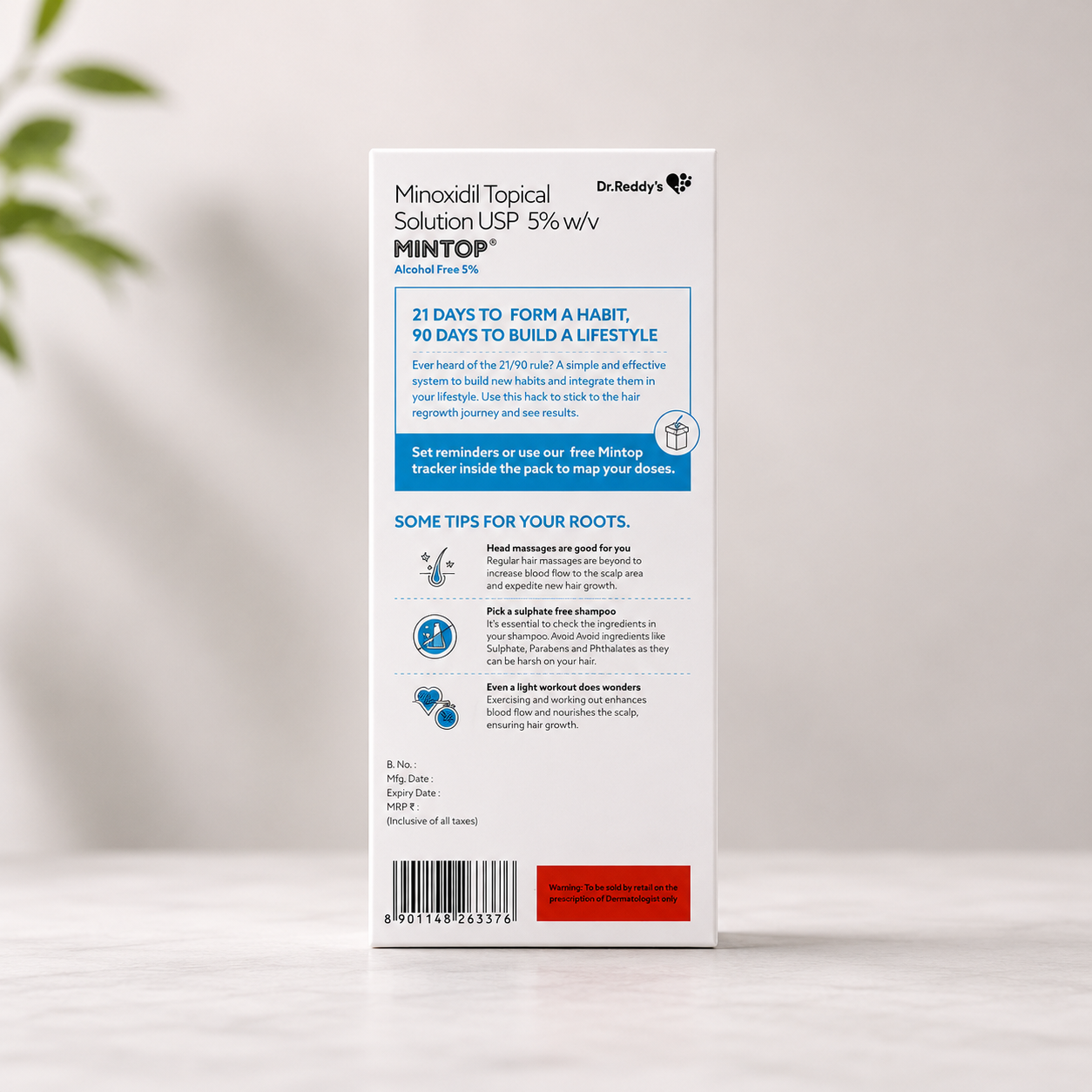 Mintop 5% Hair Regrowth Solution 60ml