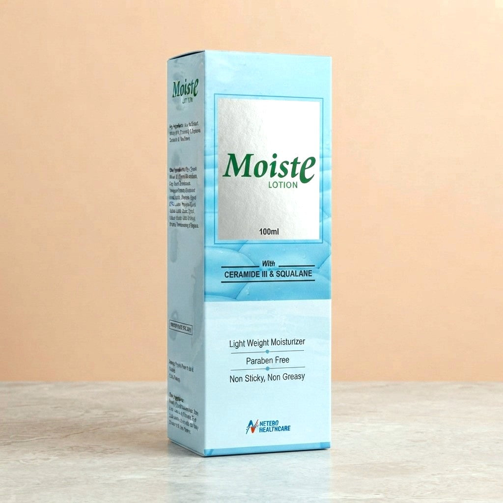 Moiste Lotion – Ceramide III &amp; Squalane Moisturizer for Dry &amp; Sensitive skin