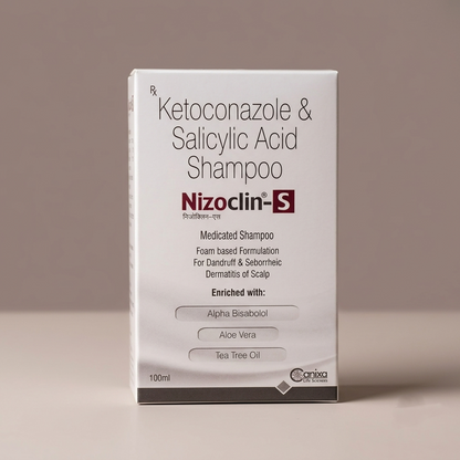 Nizoclin-S Medicated Anti-Dandruff Shampoo (100ml)