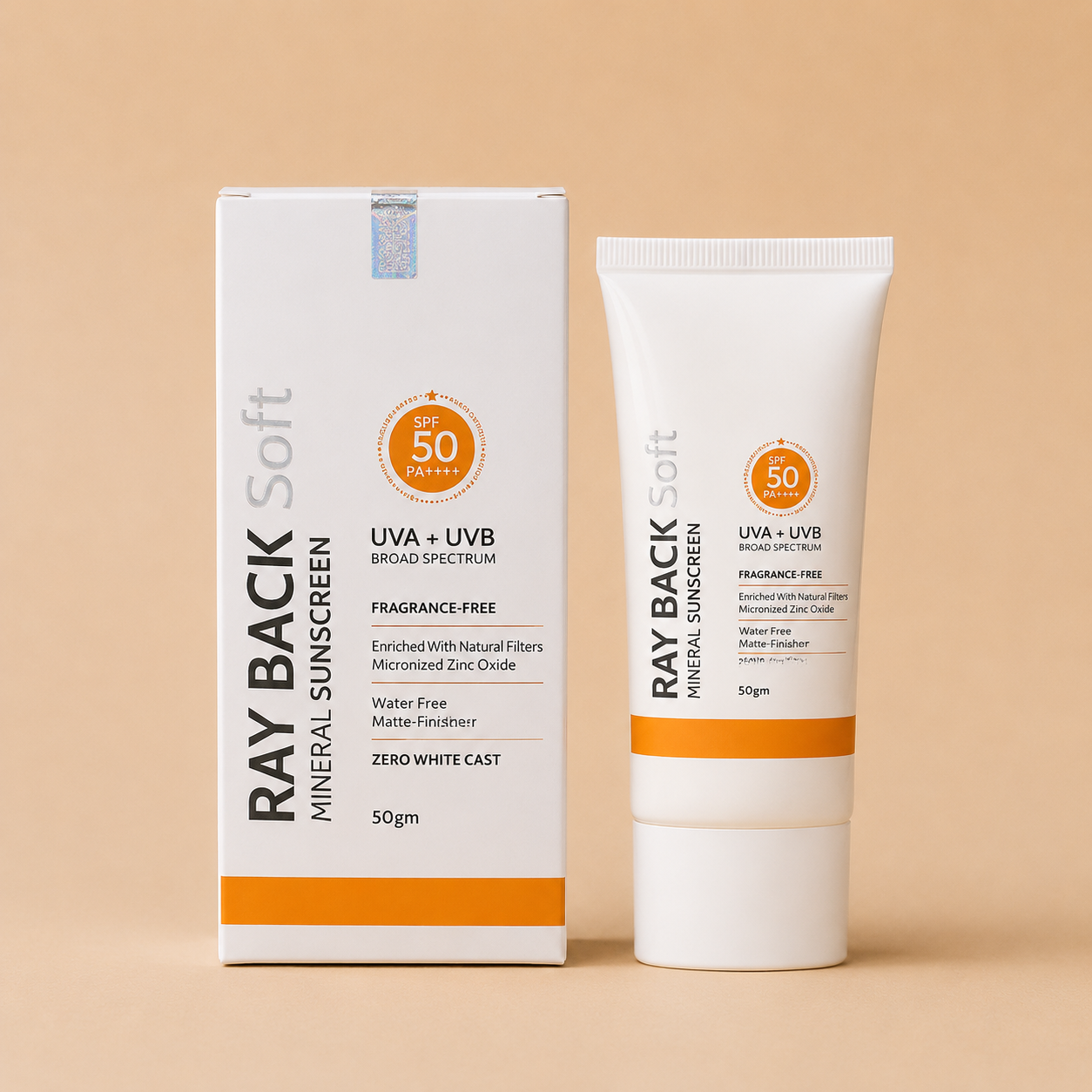 Ray Back Soft Mineral Sunscreen 50gm